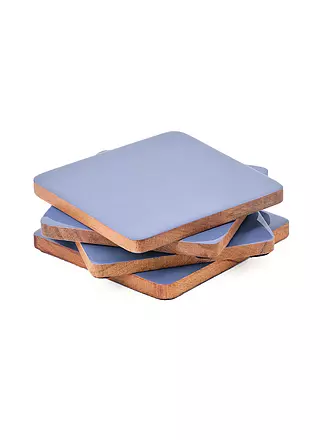 FYNCH HATTON | Untersetzer JALA 4 er Set 10x10cm Dove Blue | 